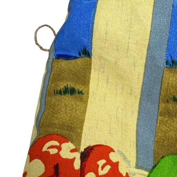 Paul Brent Colorful Beach Tote Bag Flip-Flop Print Canvas Zippered Summer Vibes - Picture 7 of 9